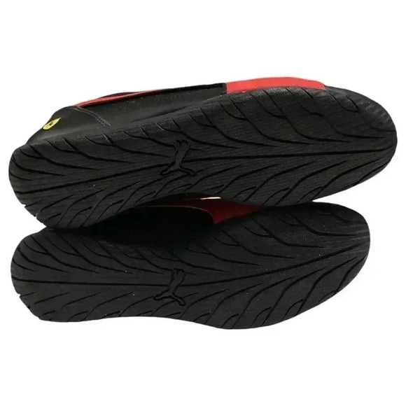 Puma Scuderia Ferrari Neo Cat Motorsport Shoes Mens 9.5 Black Red 307812 01 - Picture 7 of 8